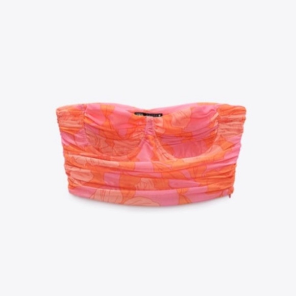 ZARA Tulle Corset Top BNWT - Picture 6 of 6